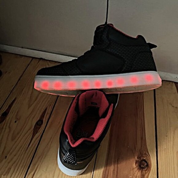 Skechers Energy Lights Hightop Leather Shoes - EUC - Picture 4 of 15